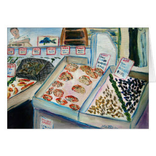 Seafood Sale Card (Pike Place Seattle)
