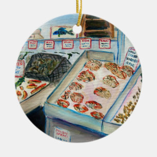 Seafood Sale Ornament (Pike Place - Seattle, WA)