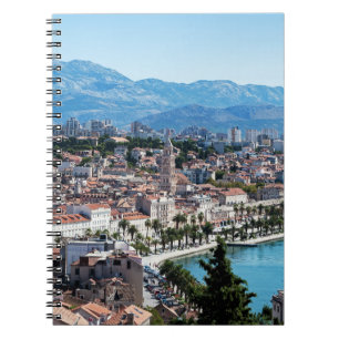 Seafront view on Split city - Dalmatia, Croatia Notebook