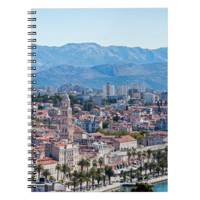 Seafront view on Split city - Dalmatia, Croatia Notebook (Front)
