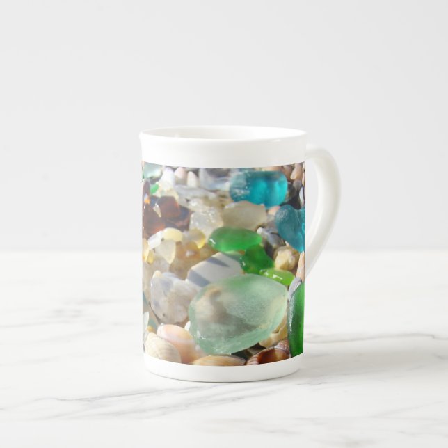 Seaglass Beach Summer Coastal Mugs Custom (Front Right)