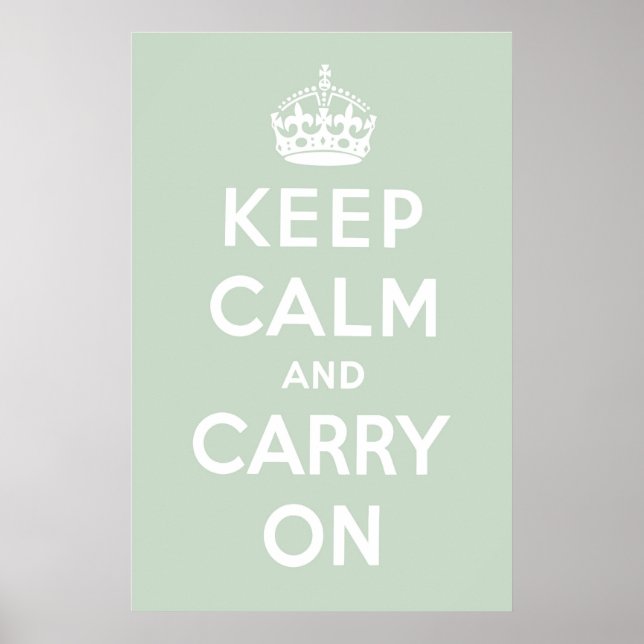 Seaglass Green Poster (Front)