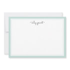 Seaglass Personalised Stationery Flat Note Card