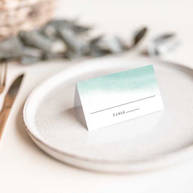 Seaglass Tides Wedding Place Cards (Creator Uploaded)