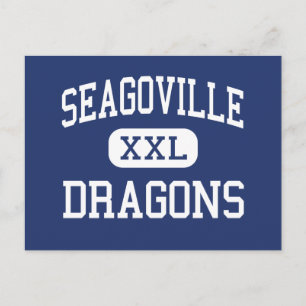 Seagoville Dragons Middle Seagoville Texas Postcard