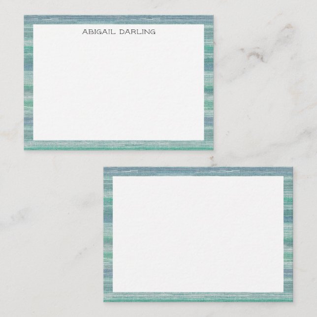 Seagrass Coastal Texture Card (Front/Back)