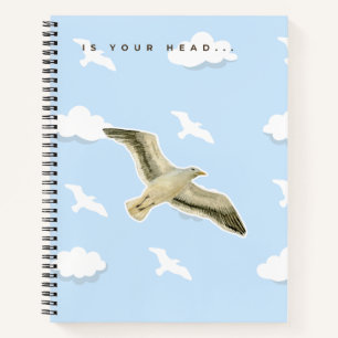 Seagul in the Clouds Notebook