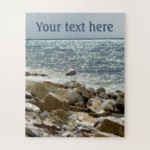 Seagull and sea jigsaw puzzle