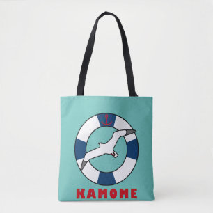 Seagull and Swim Ring Tote Bag