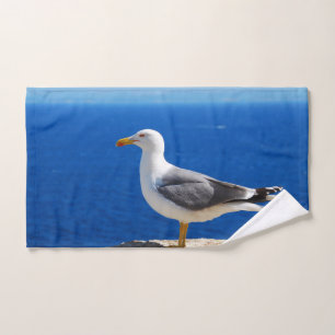 Seagull at the Beach Hand Towel
