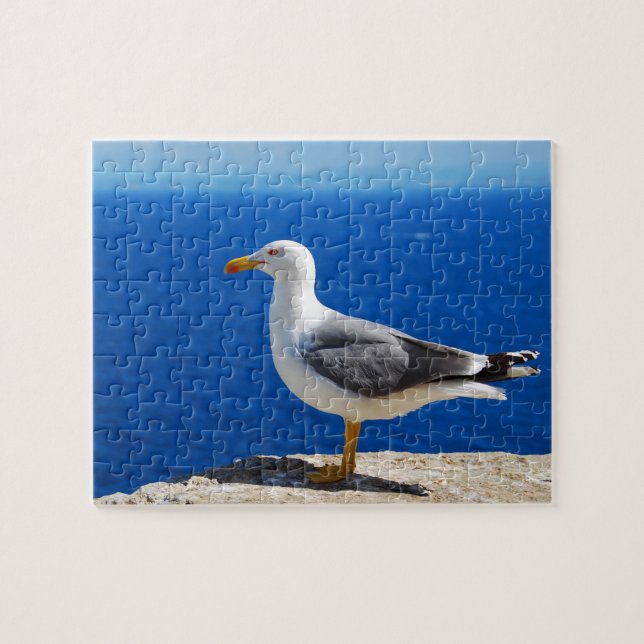 Seagull at the Beach Jigsaw Puzzle (Horizontal)