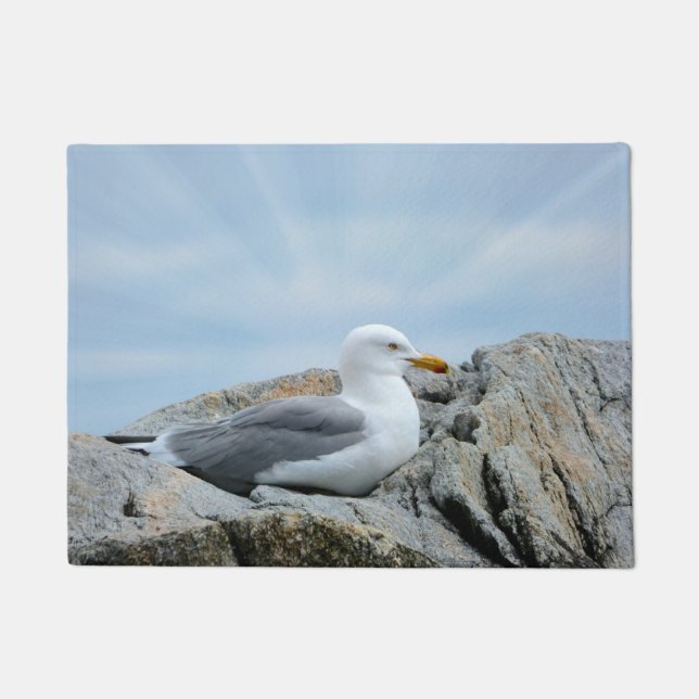 Seagull Beachy Doormat (Front)
