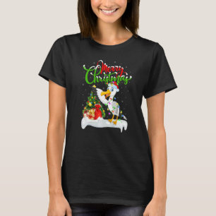 Seagull Bird Xmas Decorations Santa Seagull Chris T-Shirt
