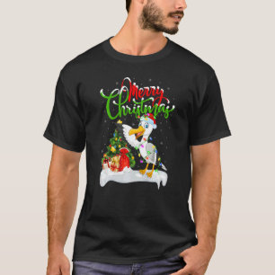 Seagull Bird Xmas Decorations Santa Seagull Chris T-Shirt