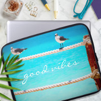 Seagull Birds Turquoise Ocean Photo Good Vibes