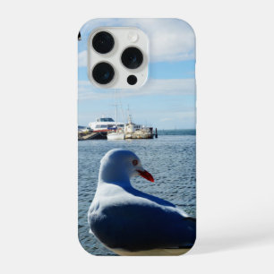 Seagull, Boats And The Ocean, iPhone 15 Pro Case