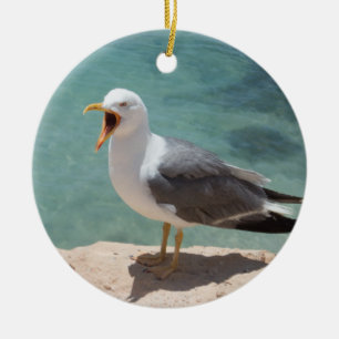 Seagull Ceramic Tree Decoration