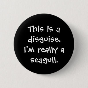 Seagull Costume 6 Cm Round Badge