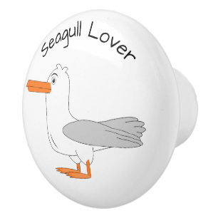Seagull Design Personalised Ceramic Knob