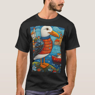 Seagull fisherman T-Shirt