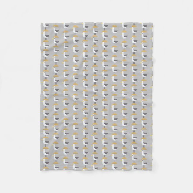 seagull fleece blanket (Front)