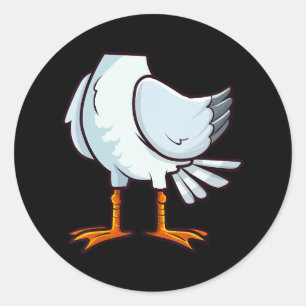 Seagull Funny Halloween Costume Party Cosplay Seab Classic Round Sticker