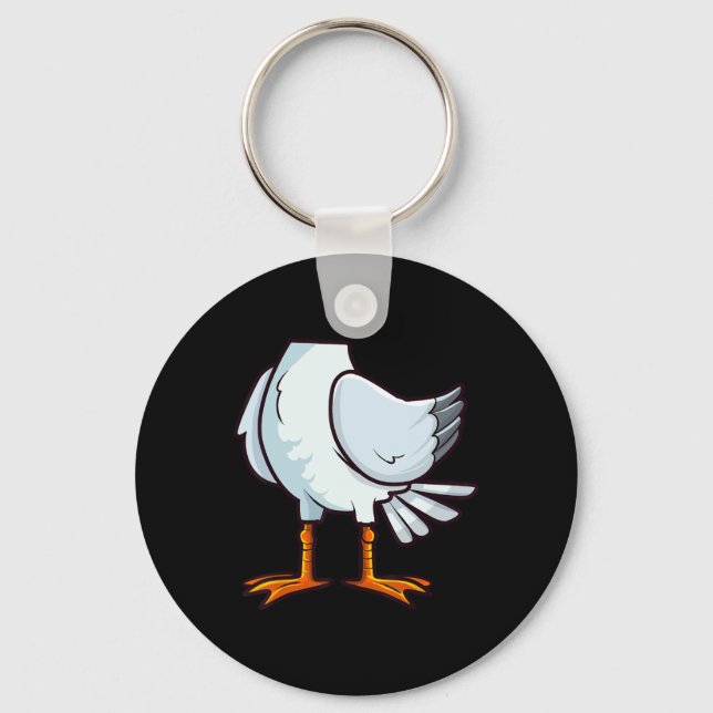 Seagull Funny Halloween Costume Party Cosplay Seab Key Ring (Front)
