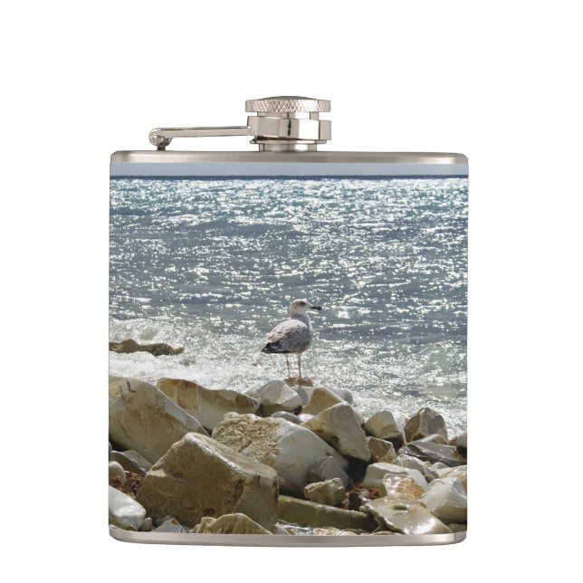 Seagull Hip Flask (Front)