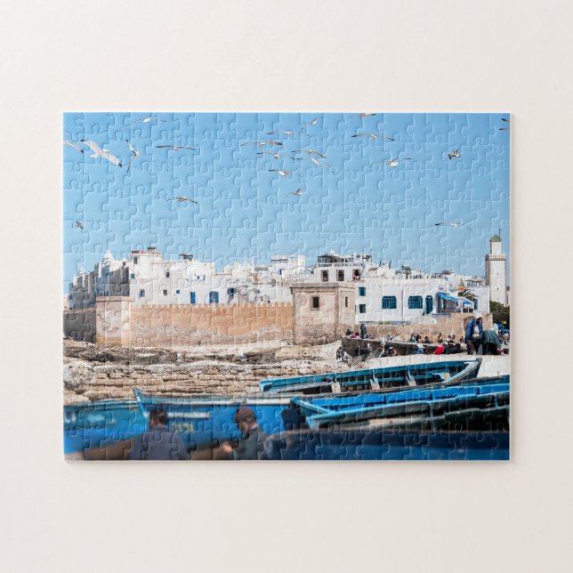 Seagull in Essaouira - Morocco Jigsaw Puzzle (Horizontal)