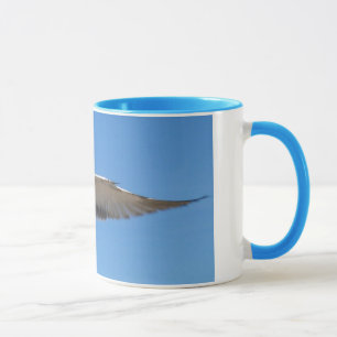 Seagull in flight mug