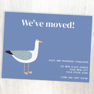 Seagull Moving New Home Announcement Postcard