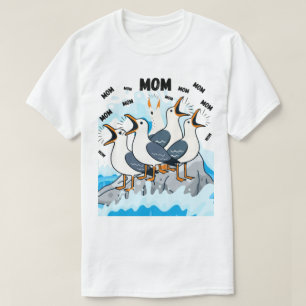 Seagull Mum – Funny Coastal Bird Lover Mum T-Shirt