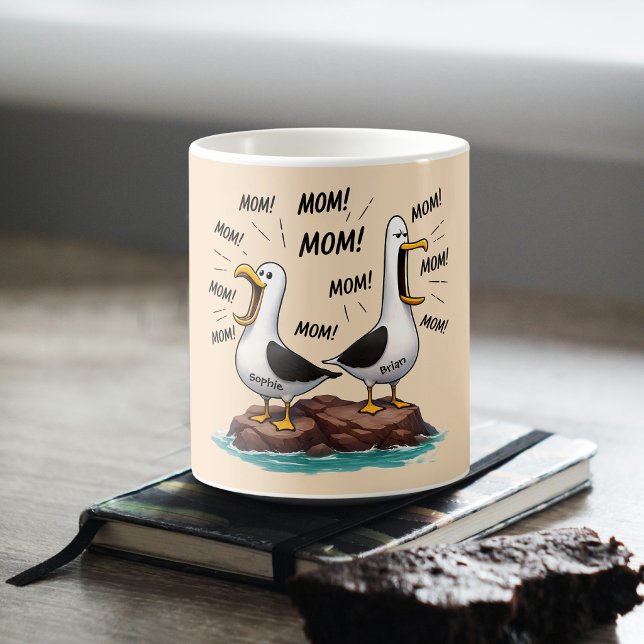 Seagull Mum Funny Personalised Coffee Mug (Creator Uploaded)