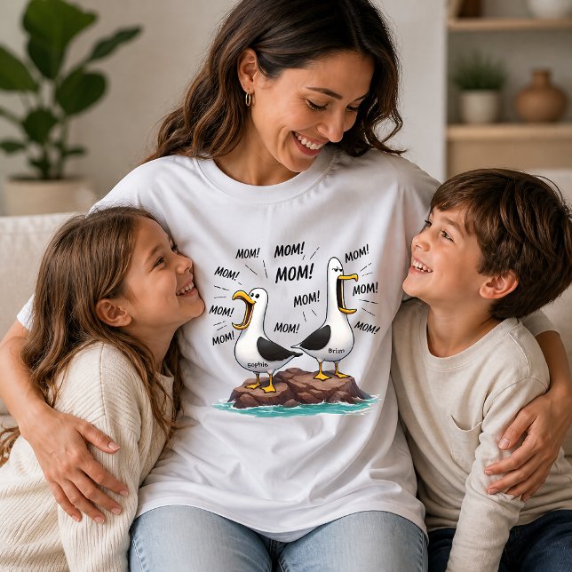 Seagull Mum Funny Personalised T-Shirt (Creator Uploaded)