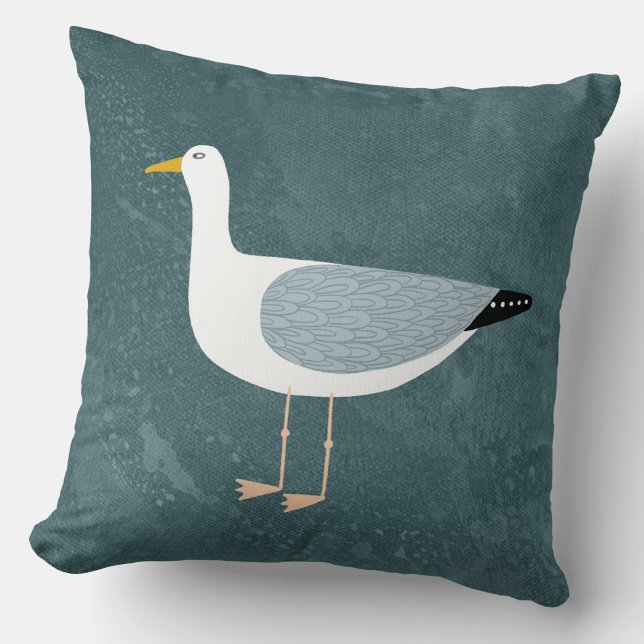 Seagull Nautical Cushion (Creator Uploaded)