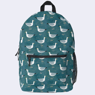 Seagull Nautical Printed Backpack