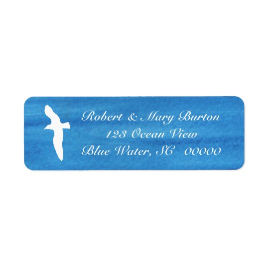 Seagull/Nautical Return Address Labels