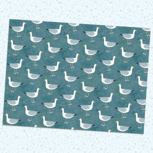 Seagull Nautical Tissue Paper