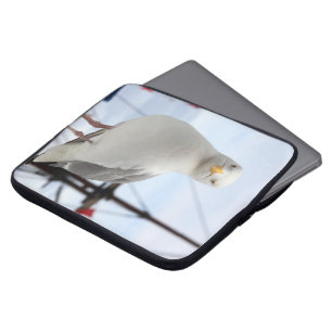 Seagull on Boat Laptop Computer Sleeve