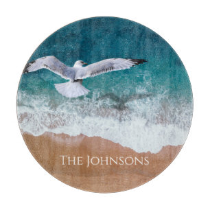 Seagull over the Sea Shore Cutting Board