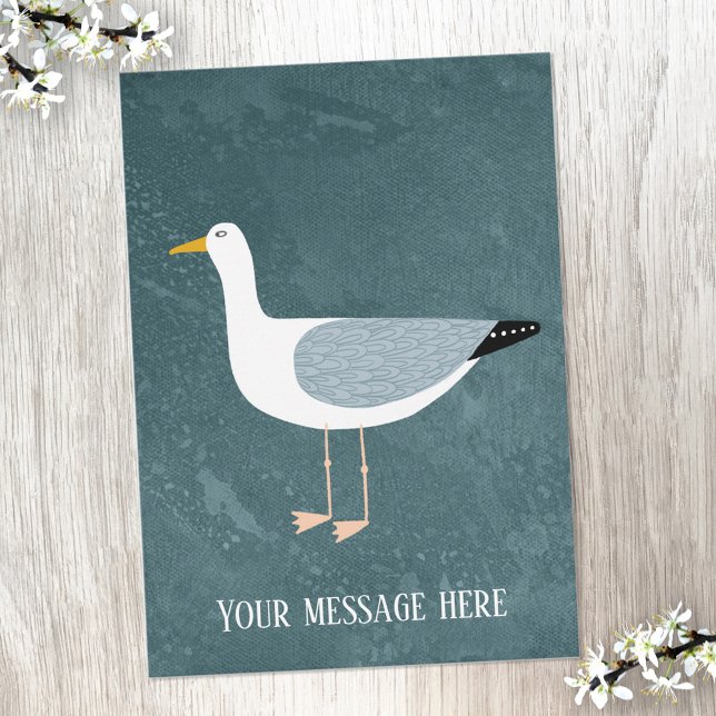 Seagull Personalised Flat Card (Creator Uploaded)