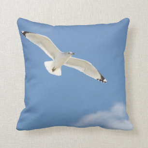 Seagull photography cushion
