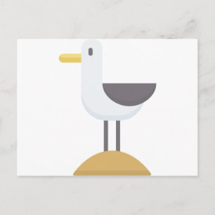 seagull postcard