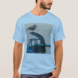 Seagull Rests On Anchor Of Ship Choshi T-Shirt