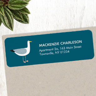 Seagull Return Address Label
