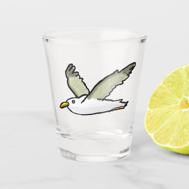 Seagull Shot Glass (Front)