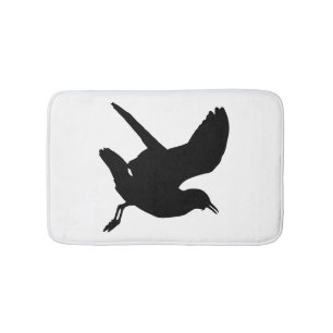 Seagull Silhouette Bath Mat