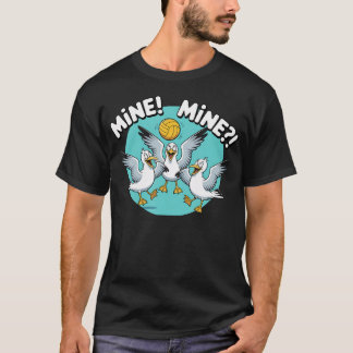 Seagull Volleyball Mine Mine Beach Bird Ocean T-Shirt