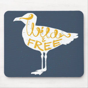 Seagull Wild And Free Mouse Pad