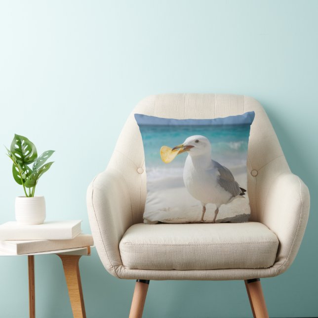 Seagull with a Potato Chip Cushion (Chair)